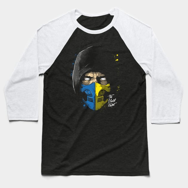 Daft Kombat Baseball T-Shirt by Soulkr